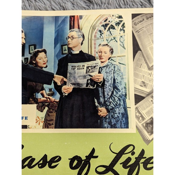 Lease Of Life 1954 Original Lobby Card Movie Poster  Robert Donat Kay Walsh UK‎ - Picture 4 of 8